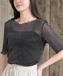 rps | ラメシアークルーネックカットソー(Tシャツ/カットソー)