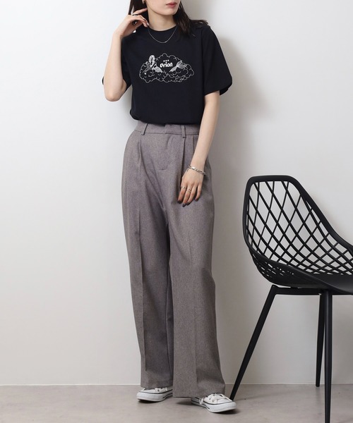FUNALIVE(ファンアライブ)の「オリオン ビール プリントTシャツ(Tシャツ/カットソー・レディース・ブラック/オフホワイト/ブルー/レッド・L/M)」の8枚目の写真