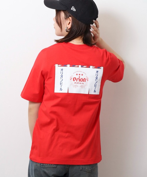 FUNALIVE(ファンアライブ)の「オリオン ビール プリントTシャツ(Tシャツ/カットソー・レディース・ブラック/オフホワイト/ブルー/レッド・L/M)」の18枚目の写真