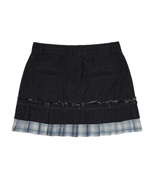 LUVISTRUE(ラヴイズトゥルー)の「SM DENIM MINI SKIRT(デニムスカート・レディース・ブルー・FREE)」の8枚目の写真