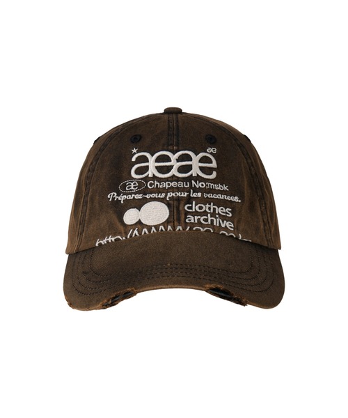 AEAE キャップ AEAE☆韓国☆人気☆男女兼用☆Web Logo Mesh Cap [Black] (AEAE