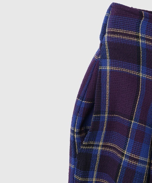 VICKY（ビッキー）の「カラミチェックパンツ≪手洗い可能≫（その他パンツ・レディース・ブラック系その他/オレンジ系その他/ブルー系その他・M）」の4枚目の写真