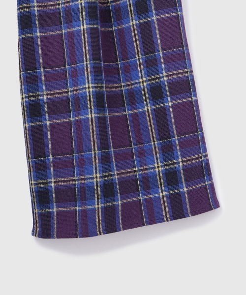 VICKY（ビッキー）の「カラミチェックパンツ≪手洗い可能≫（その他パンツ・レディース・ブラック系その他/オレンジ系その他/ブルー系その他・M）」の5枚目の写真