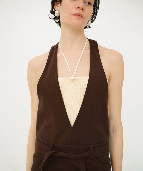 トップス CLANE HEATHER COTTON KNIT TUBETOP HEATHER COTTON KNIT TUBETOP｜TOPS(トップス)｜CLANE OFFICIAL