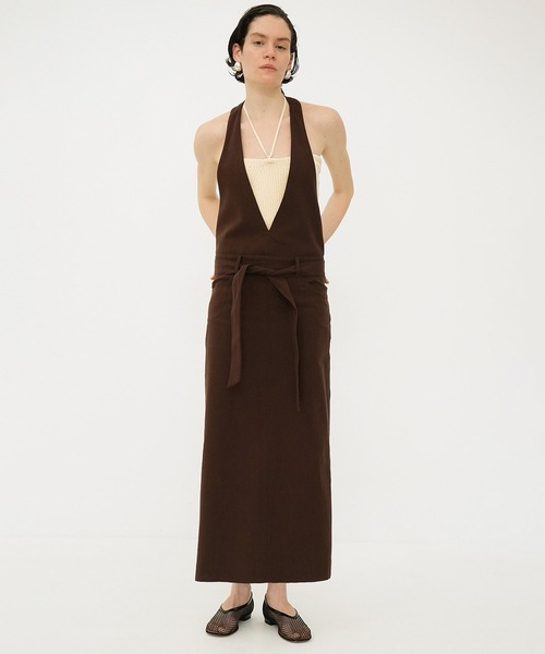 トップス CLANE HEATHER COTTON KNIT TUBETOP セール】HEATHER COTTON KNIT TUBETOP（チューブトップ）｜CLANE