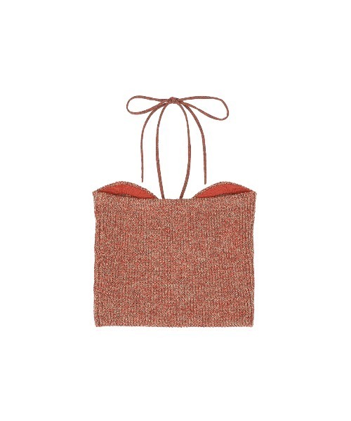 セール】HEATHER COTTON KNIT TUBETOP（チューブトップ）｜CLANE
