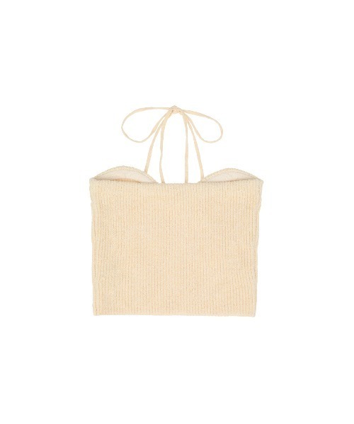 トップス clane HEATHER COTTON KNIT TUBETOP HEATHER COTTON KNIT TUBETOP｜TOPS(トップス)｜CLANE OFFICIAL