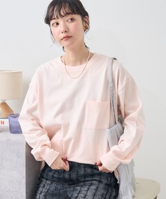 セール】【新色追加】ビッグ ポケット ロンT/長袖Tシャツ（T
