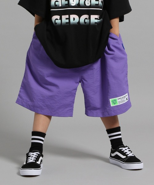 GEORGE'S（ジョージズ）の「【KIDS】カラーショートパンツ（その他パンツ・キッズ・イエロー/ブラック/パープル系その他・130cm/110cm/150cm）」の2枚目の写真