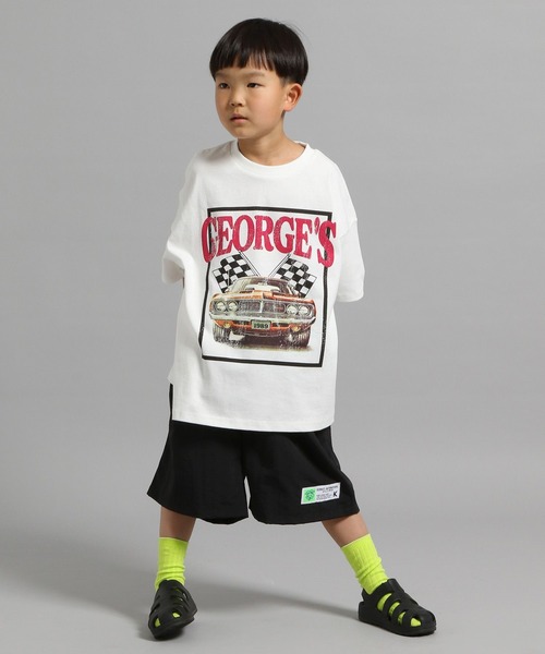 GEORGE'S（ジョージズ）の「【KIDS】カラーショートパンツ（その他パンツ・キッズ・イエロー/ブラック/パープル系その他・130cm/110cm/150cm）」の6枚目の写真