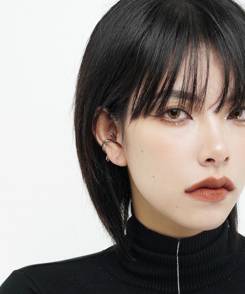 MASHIRO（マシロ）の「【MASHIRO】ドローイングニュアンスシングルイヤーカフ（MA/EK345)（イヤーカフ）」 - WEAR
