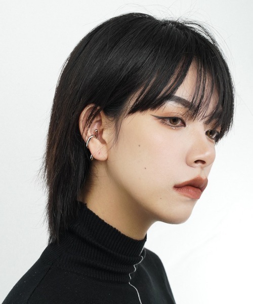 MASHIRO（マシロ）の「【MASHIRO】ドローイングニュアンスシングルイヤーカフ（MA/EK345)（イヤーカフ）」 - WEAR