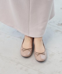 Pitti | 【WEB限定】ラウンドトゥレインバレエシューズ(バレエシューズ)