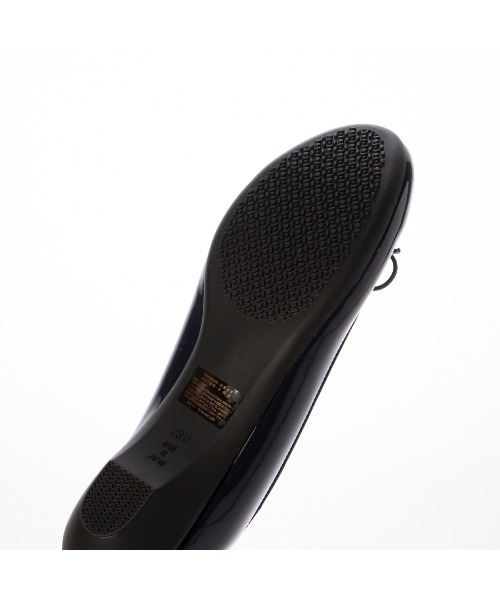 Pitti（ピッティ）の「【WEB限定】ラウンドトゥレインバレエシューズ（バレエシューズ・レディース・チェック/ベージュ系その他2/ライトブラック・22.5cm/23cm/23.5cm/24cm/24.5cm）」の9枚目の写真