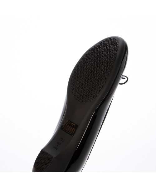 Pitti（ピッティ）の「【WEB限定】ラウンドトゥレインバレエシューズ（バレエシューズ・レディース・チェック/ベージュ系その他2/ライトブラック・22.5cm/23cm/23.5cm/24cm/24.5cm）」の13枚目の写真