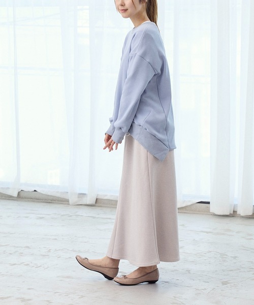 Pitti（ピッティ）の「【WEB限定】ラウンドトゥレインバレエシューズ（バレエシューズ・レディース・チェック/ベージュ系その他2/ライトブラック・22.5cm/23cm/23.5cm/24cm/24.5cm）」の21枚目の写真