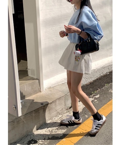 ARCHIVER（アーカイバ）の「【Lp】コットンショートパンツ（その他パンツ・レディース・ブルー/ホワイト・FREE）」の7枚目の写真