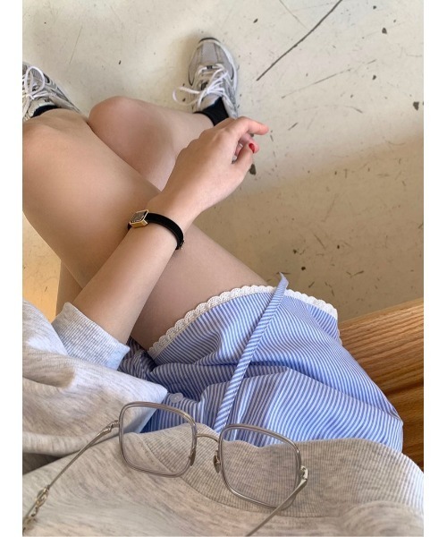 ARCHIVER（アーカイバ）の「【Lp】コットンショートパンツ（その他パンツ・レディース・ブルー/ホワイト・FREE）」の17枚目の写真