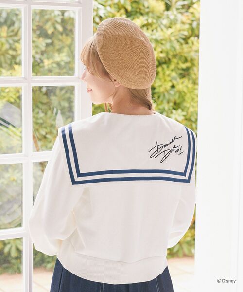 Disney（ディズニー）の「ドナルド/ マリンカーディガン（カーディガン/ボレロ・レディース・オフホワイト・FREE）」の16枚目の写真