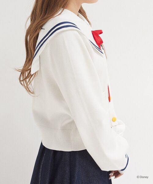 Disney（ディズニー）の「ドナルド/ マリンカーディガン（カーディガン/ボレロ・レディース・オフホワイト・FREE）」の11枚目の写真