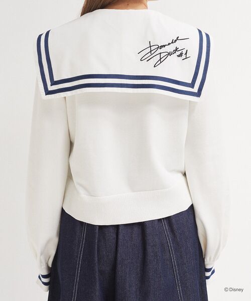 Disney（ディズニー）の「ドナルド/ マリンカーディガン（カーディガン/ボレロ・レディース・オフホワイト・FREE）」の10枚目の写真