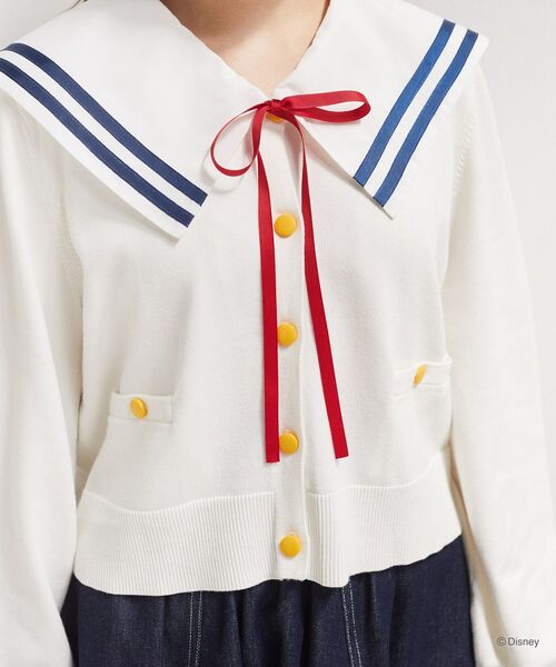 Disney（ディズニー）の「ドナルド/ マリンカーディガン（カーディガン/ボレロ・レディース・オフホワイト・FREE）」の18枚目の写真