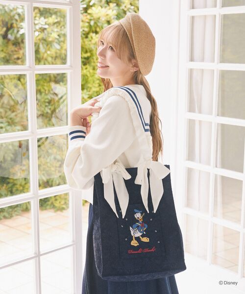 Disney（ディズニー）の「ドナルド/ マリンカーディガン（カーディガン/ボレロ・レディース・オフホワイト・FREE）」の14枚目の写真