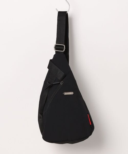 florist（フローリスト）の「【500mlペットボトル収納】ドロップナイロンボディバッグ/ショルダーバッグ（ボディバッグ/ウエストポーチ・レディース・アイボリー/ブラック・FREE）」の13枚目の写真