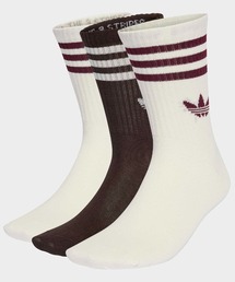 adidas（アディダス）の「スリーストライプス クルーソックス 3足組 靴下 アディダスオリジナルス adidas Originals（ソックス/靴下）」