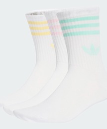 adidas（アディダス）の「スリーストライプス クルーソックス 3足組 靴下  / アディダスオリジナルス adidas Originals（ソックス/靴下）」