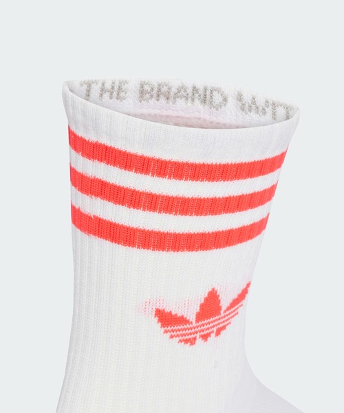adidas(アディダス)の「スリーストライプス クルーソックス 3足組 靴下 / アディダスオリジナルス adidas Originals(ソックス/靴下・メンズ・ホワイト/ホワイト系その他/ホワイト系その他3/ホワイト系その他2/ホワイト系その他4/ブラック/ホワイト系その他5/ホワイト×ブルー・kids-XXL/MEDIUM/SMALL/LARGE/X-LARGE)」の18枚目の写真