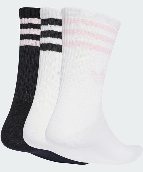 adidas(アディダス)の「スリーストライプス クルーソックス 3足組 靴下 / アディダスオリジナルス adidas Originals(ソックス/靴下・メンズ・ホワイト/ホワイト系その他/ホワイト系その他3/ホワイト系その他2/ホワイト系その他4/ブラック/ホワイト系その他5/ホワイト×ブルー・kids-XXL/MEDIUM/SMALL/LARGE/X-LARGE)」の21枚目の写真
