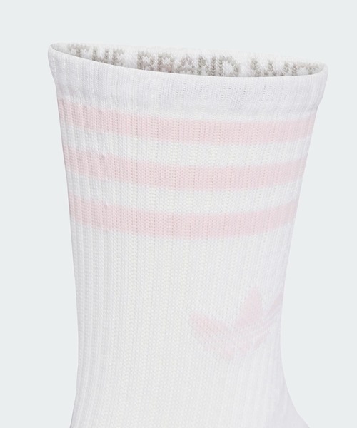 adidas(アディダス)の「スリーストライプス クルーソックス 3足組 靴下 / アディダスオリジナルス adidas Originals(ソックス/靴下・メンズ・ホワイト/ホワイト系その他/ホワイト系その他3/ホワイト系その他2/ホワイト系その他4/ブラック/ホワイト系その他5/ホワイト×ブルー・kids-XXL/MEDIUM/SMALL/LARGE/X-LARGE)」の22枚目の写真