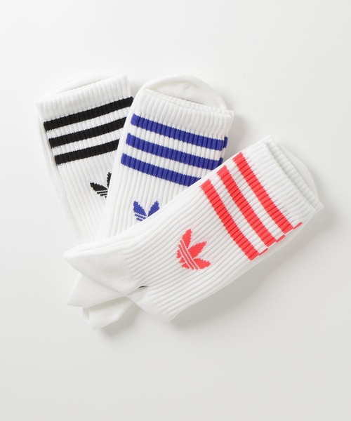 adidas(アディダス)の「スリーストライプス クルーソックス 3足組 靴下 / アディダスオリジナルス adidas Originals(ソックス/靴下・メンズ・ホワイト/ホワイト系その他/ホワイト系その他3/ホワイト系その他2/ホワイト系その他4/ブラック/ホワイト系その他5/ホワイト×ブルー・kids-XXL/MEDIUM/SMALL/LARGE/X-LARGE)」の20枚目の写真