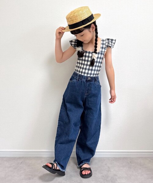 CIAOPANIC TYPY（チャオパニックティピー）の「【WEB限定】【KIDS】袖フリル柄ワンピーススイムウェア（水着・キッズ・オレンジ/グリーン/ブラック・SMALL/XX-LARGE/X-LARGE/LARGE/MEDIUM）」の19枚目の写真