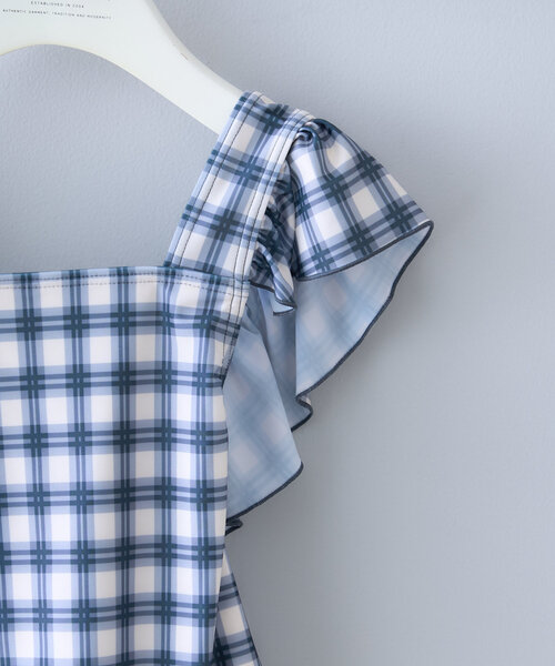 CIAOPANIC TYPY（チャオパニックティピー）の「【WEB限定】【KIDS】袖フリル柄ワンピーススイムウェア（水着・キッズ・オレンジ/グリーン/ブラック・SMALL/XX-LARGE/X-LARGE/LARGE/MEDIUM）」の15枚目の写真