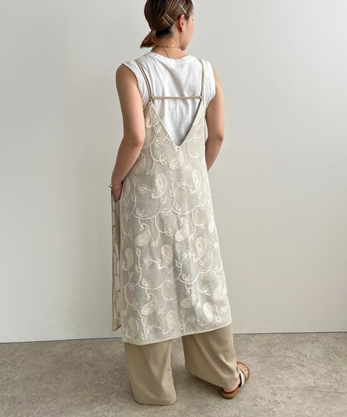 イシカワラボ　キャミサロペット　ネイビーM　LHELBIE イシカワラボ キャミサロペット ネイビーM LHELBIE （And Search