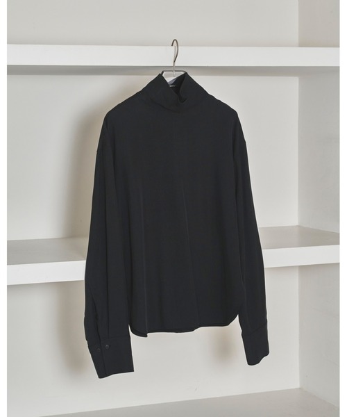 美品 todayful Peachskin Turtle Blouse ブラウン TODAYFUL / Peachskin Turtle Blouse – OwO