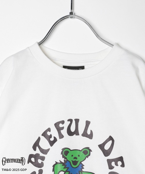 Grateful Dead（グレイトフルデッド）の「【Grateful Dead(グレイトフル デッド)】別注アーチロゴT(KIDS)（Tシャツ/カットソー・キッズ・チャコール/オフホワイト/グレー・110cm/120cm/130cm/140cm/150cm）」の10枚目の写真