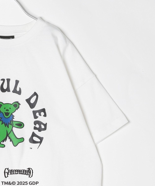 Grateful Dead（グレイトフルデッド）の「【Grateful Dead(グレイトフル デッド)】別注アーチロゴT(KIDS)（Tシャツ/カットソー・キッズ・チャコール/オフホワイト/グレー・110cm/120cm/130cm/140cm/150cm）」の11枚目の写真
