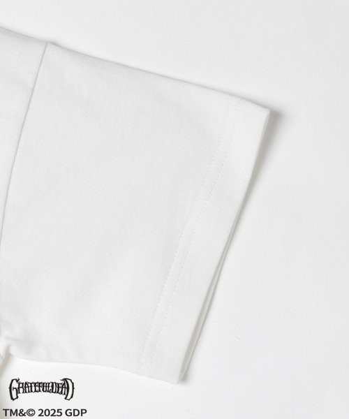 Grateful Dead（グレイトフルデッド）の「【Grateful Dead(グレイトフル デッド)】別注アーチロゴT(KIDS)（Tシャツ/カットソー・キッズ・チャコール/オフホワイト/グレー・110cm/120cm/130cm/140cm/150cm）」の12枚目の写真