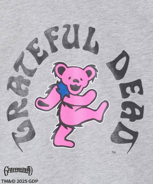 Grateful Dead（グレイトフルデッド）の「【Grateful Dead(グレイトフル デッド)】別注アーチロゴT(KIDS)（Tシャツ/カットソー・キッズ・チャコール/オフホワイト/グレー・110cm/120cm/130cm/140cm/150cm）」の16枚目の写真