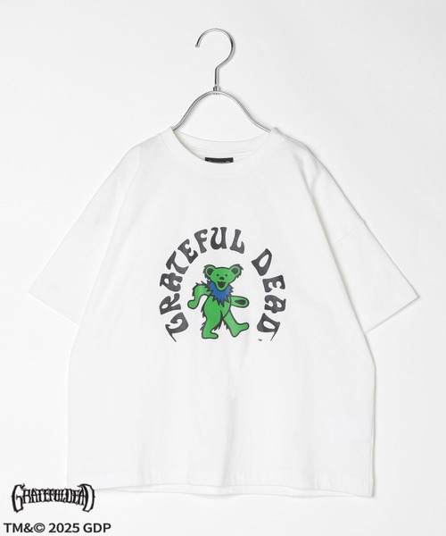 Grateful Dead（グレイトフルデッド）の「【Grateful Dead(グレイトフル デッド)】別注アーチロゴT(KIDS)（Tシャツ/カットソー・キッズ・チャコール/オフホワイト/グレー・110cm/120cm/130cm/140cm/150cm）」の18枚目の写真