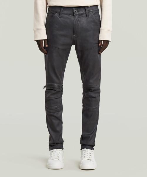 5620 3D ZIP KNEE SKINNY JEANS/立体裁断スキニージーンズ/バイカー