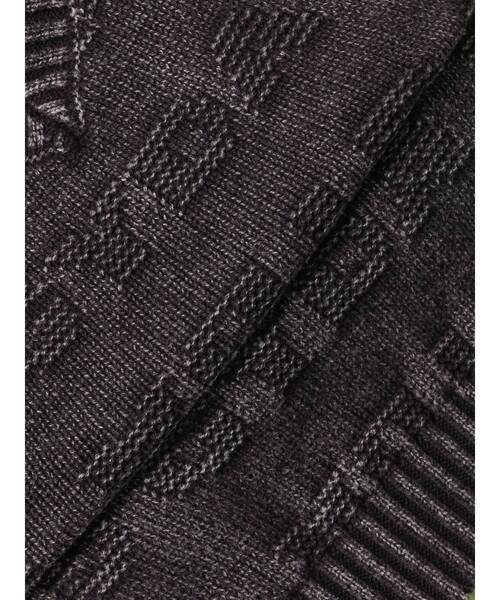 GYDA（ジェイダ）の「GYDAjacquardブリーチニットトップス（ニット/セーター・レディース・ネイビー/ブラック/オフホワイト・FREE）」の16枚目の写真