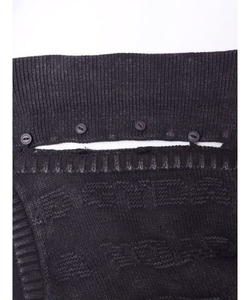GYDA（ジェイダ）の「GYDAjacquardブリーチニットトップス（ニット/セーター・レディース・ネイビー/ブラック/オフホワイト・FREE）」の7枚目の写真