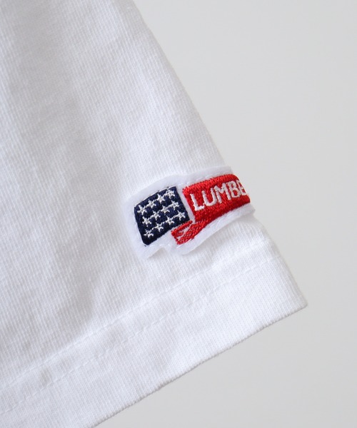 LUMBER(ランバー)の「プリントTシャツ(Tシャツ/カットソー・メンズ・ブラック/カーキ/ホワイト系/ベージュ系/ホワイト/ベージュ・XL/L/M)」の10枚目の写真
