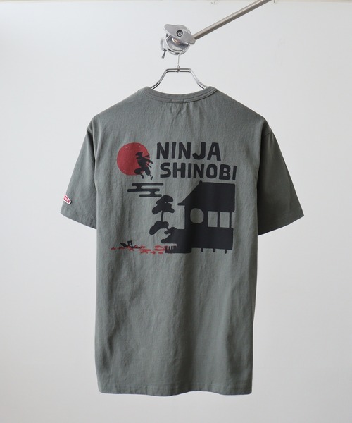 LUMBER(ランバー)の「プリントTシャツ(Tシャツ/カットソー・メンズ・ブラック/カーキ/ホワイト系/ベージュ系/ホワイト/ベージュ・XL/L/M)」の18枚目の写真