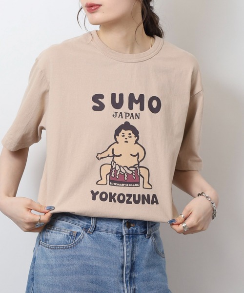 LUMBER(ランバー)の「プリントTシャツ(Tシャツ/カットソー・メンズ・ブラック/カーキ/ホワイト系/ベージュ系/ホワイト/ベージュ・XL/L/M)」の13枚目の写真