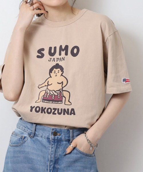 LUMBER(ランバー)の「プリントTシャツ(Tシャツ/カットソー・メンズ・ブラック/カーキ/ホワイト系/ベージュ系/ホワイト/ベージュ・XL/L/M)」の14枚目の写真